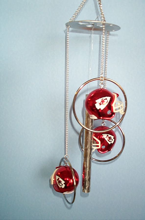 Kansas City Chiefs (NFL) Maac Wind Chimes