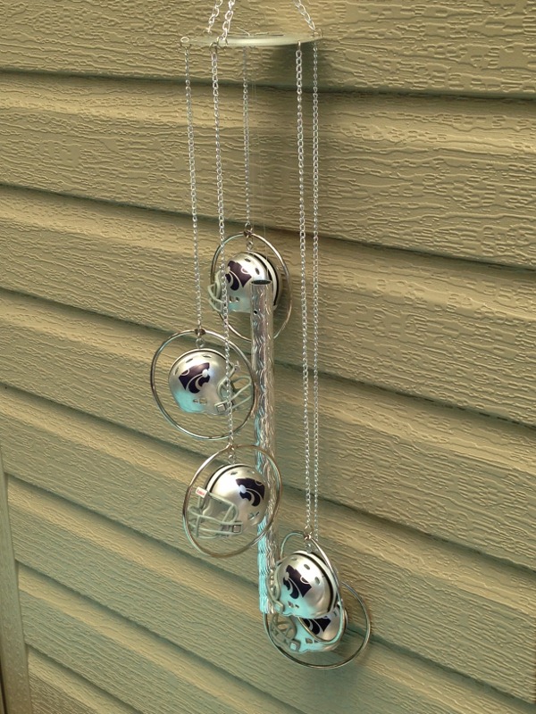 TAGZ Sports KANSAS STATE WILDCATS NCAA WIND CHIME BY 